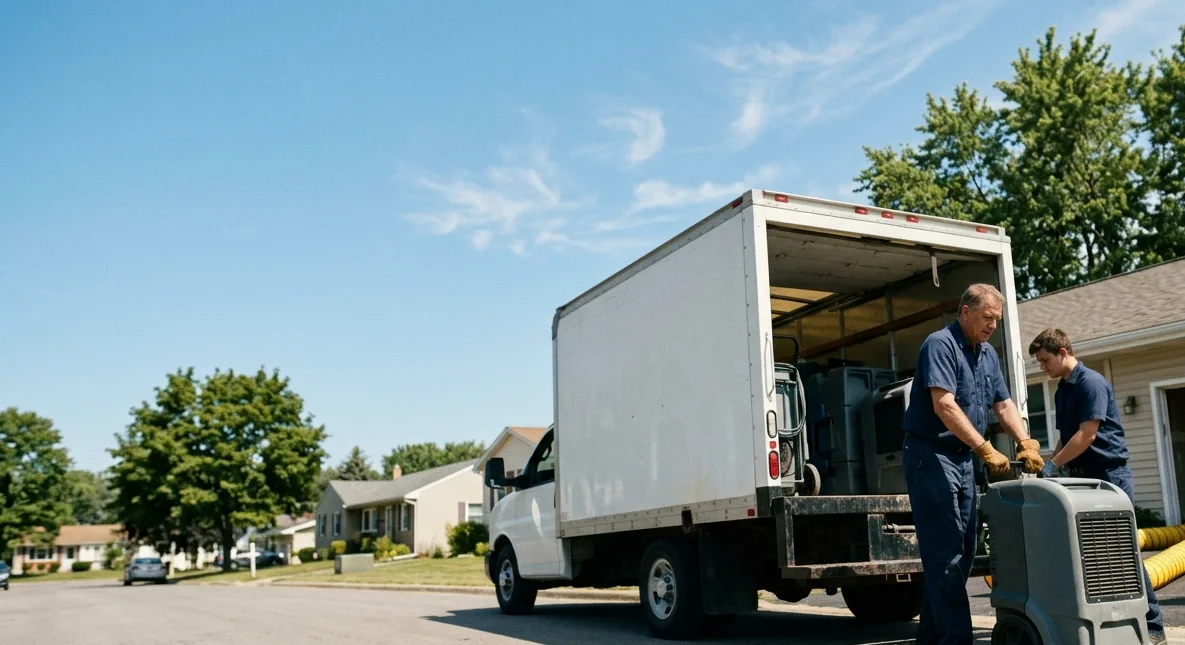 Water Damage Cleanup in Warrensburg, IL near me
